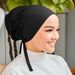 "Modal Headscarf With Adjustable Drawstring – Soft & Stretchy Beanie For Women, Solid Color"_ecoleips.com