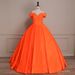 Wedding Dress Bride One Shoulder Sequins Palace Fantasy Ball Performance Puffy Skirt_ecoleips.com
