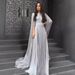Solid Color Waist Fairy Style Elegant Long Evening Dress For Women_ecoleips.com