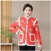 girl Winter 2024 Fleece-Lined Thickened Mom's Chinese Style Jacket New Retro Embroidered Button Coat Cotton Outerwear_ecoleips.com