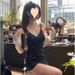 European American Trendy Print Camisole For Women, With A Slim Waist And Versatile Design, French-style Floral Short_ecoleips.com