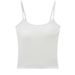 Bra With Built-in Chest Pads, One-piece Camisole Short-sleeved Vest, Summer Seamless Inner Top, Ice Silk Shirt Suitable_ecoleips.com