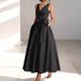 Women's Clothing Evening Dress For Women New Birthday Party Host V Neck Celebrity Daily Wear Slim Dress_ecoleips.com