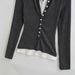 Women's Ribbed Henley Top Long Sleeve T-Shirt Korean Style Slim Fit Brushed Fabric Button Down Collar_ecoleips.com