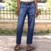 Women's Distressed Stretch Banana Jeans Casual Cropped Carrot Style Denim Pants European American Fashion Spring Autumn Summer_ecoleips.com