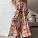 Summer High-Waisted Loose-Fitting Comfortable Versatile Printed Wide-Leg Pants Women's Clothing Bottoms_ecoleips.com