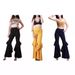 Women's High-Waisted Pleated Flare Pants Spring/Autumn Fashion Stage Pants_ecoleips.com