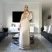 Verve Women's Fashion Long Robe With Bell Sleeves, Exquisite Embroidered Muslim Dress_ecoleips.com