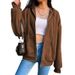 Women's Clothing Unisex Zip-Up Hoodie - Streetwear Pullover With Hood, Loose Fit Casual Jacket For Men & Women (Black/White/Grey/Blue/Brown_ecoleips.com