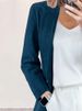 K New Corduroy Cardigan With A Temperament Slimming Solid Color Casual Professional Blazer Coat._ecoleips.com