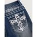 Fashionable Women's Flared Denim Pants Embroidered Back Pocket Design, Embellished With Rhinestones, Suitable For All_ecoleips.com