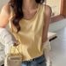 2025 Summer New Linen Thin Women Snowflake Cotton Camisole Sleeveless Top Korean Style Hot Girl Trend_ecoleips.com
