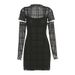2020 Cross-Border European And American Style Autumn Winter New Women's Slim Fit High Waist Bodycon Fashion Plaid_ecoleips.com