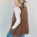 2024 Cross-Border Independent Station Autumn Winter Solid Color V-Neck Pocket Knitted Vest Sleeveless_ecoleips.com