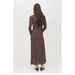 Fashionable Long Sleeve Floral Print Dress Women's Autumn Winter New Arrival Pleated Versatile City Commute Daily Wear A-Line..._ecoleips.com