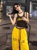 Women's Summer Two-Piece Set Loose Slimming Fashion Vest And Pants Casual Running Outfit For Women_ecoleips.com
