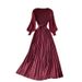 Women's Clothing Elegant Slimming Pleated Waist French Dress Long Skirt Cross Border Design For Mature Women New Spring Style_ecoleips.com