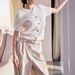 Women's Clothing New Summer Single Breasted Sweater Casual Short Sleeved Round Neck Cardigan Top_ecoleips.com