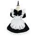 Halloween Cosplay Japanese Cute Lolita Bunny Cosplay Black And White Maid Maid Outfit Lolita Dress Home Uniform_ecoleips.com