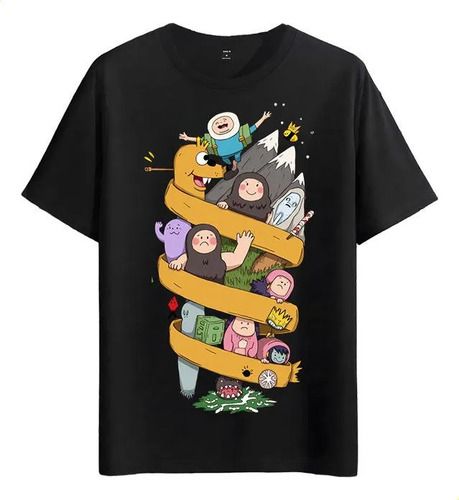 Women's T-Shirts Tshirt Muscle Freaks Adventure Time Estilo Cartoon Finn Jake_ecoleips.com