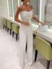 Women's Feather Tube Top Jumpsuit Fashion Sexy Spring Summer New Clothing_ecoleips.com