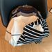 Korean Style Polo Lapel Sweater – Embroidered Pony & Striped Shawl Two-Piece Set (S/M/L/XL)_ecoleips.com