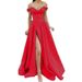 Voya Voya Women's Spring New Cross-Border European And American Women's Fashion Multi-Color Strapless V-Neck Backless Flared With Dress_ecoleips.com