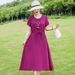Cotton Silk Printed Skirt, 2025 Spring-summer New Style, Rayon Bohemian Floral Dress, Women's Long Flared Skirt_ecoleips.com