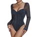Women's Clothing Low Cut Backless Waist Sexy Slim Long Sleeved Jumpsuit_ecoleips.com