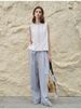 Natural Round Neck Simple Fashion Shirt 2026 New Loose And Thin Temperament Medium And Long Top_ecoleips.com