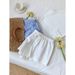 Women's Casual Drawstring Shorts, Solid Color & Striped Summer Shorts, Elastic Waist Comfort Fit For Outdoor Lounge Travel_ecoleips.com