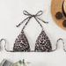 Verve 2025 New Style Tie Halter Beach Hot Spring Bikini Swimsuit Women's Single Top_ecoleips.com