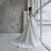Fashionable Wedding 2026 New Model, Elegant White African Party Dress, Socialite Long-Sleeve A-Line Dress For Spring_ecoleips.com