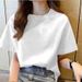 Plus Size MM Beautiful Waist-Cinching Mature Lady Style Slimming Short Sleeve Lace Trim Half Skirt Set For Women_ecoleips.com