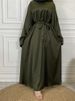 New Muslim Turkish Abayas Jalabiyat Women Ramadan Clothes Moroccan Caftan Party Maxi Dress Arabic Kaftan Satin Female Dress_ecoleips.com