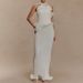 Summer New Arrival Women's Long Halter Neck Dress European American Style Backless Fashion Fishtail Skirt_ecoleips.com
