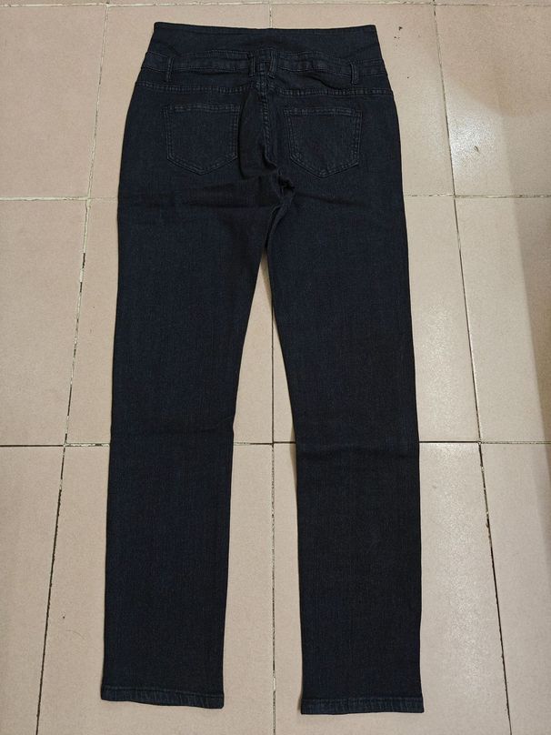 Large Quantity Discounts, European And American Cross-border New High-waisted Slim-fitting Elastic Large-size Small-footed Jeans For Women_ecoleips.com