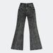 Women's Clothing Phantom Snowflake Flared Jeans Stretch Retro Hot Girl Trousers 24 Winter New_ecoleips.com