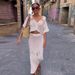 Women's Clothing lazy style fashion hollow slim high waist skirt suit _ecoleips.com