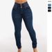 Summer New High-waisted Stretch Jeans For Plus-size Women, Buttoned, Tummy-control Pencil Pants, Slim-fit,_ecoleips.com