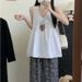 Black Sleeveless Camisole Shirt For Women 2025 Summer New French Niche Design Slim Loose Top_ecoleips.com