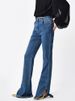Women's Clothing Spring New High Waist High Slim Fit Split Retro Flared Pants Flared Jeans Women Spring_ecoleips.com