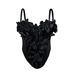 Aria Basics Aria Basics Cross-border European And American New Style 3D Floral Camisole Top Slim Fit Pure Desire Sexy Fishbone Chest Inner Wear_ecoleips.com