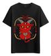 Women's T-Shirts Tshirt Muscle Freaks Diablo Demonic Style Baphomet Red_ecoleips.com
