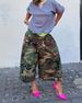 K European And American Style New Women's Clothing Street Trendy Fashion Casual Camouflage Workwear Style Loose Wide Leg Pants_ecoleips.com
