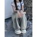 Women's Clothing Hot Girl Retro Distressed Ripped Wide Leg Jeans Women's High Waist Loose Slim Straight Trousers Trendy_ecoleips.com