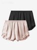 Women's Summer Short Pants Thin Home Clothes Loose Safety Pants Underwear Comfortable Breathable Lightweight Polyester Fabric_ecoleips.com