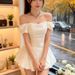 European And American Street Style French Short Sleeve Fishbone Waist Cincher Chest Pad Tube Off-Shoulder Slim Fit Vest_ecoleips.com