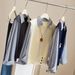Women's French Style Stripe Shirt With Detachable Collar Long Sleeve Oversized Blouse Unique Layered Design_ecoleips.com