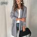 2025s 2025 Popular Autumn And Winter New Item Solid Color Long Sleeved Pocket Casual Suit Jacket Women's Clothing_ecoleips.com